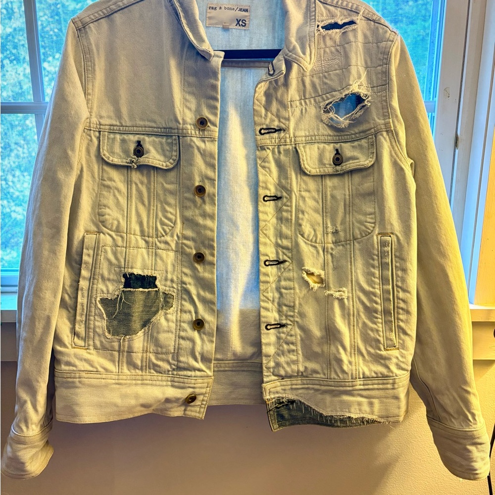 Rag & Bone Beige Label Denim Jacket